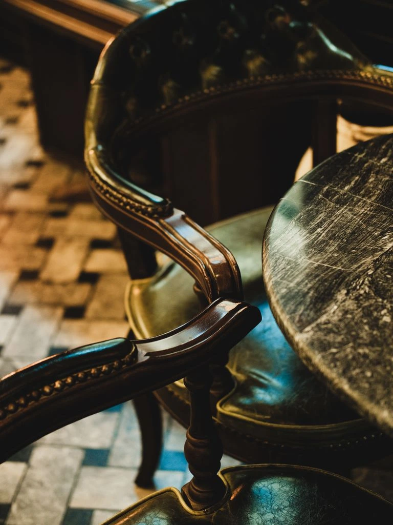 A mahogany Gainsborough armchair
